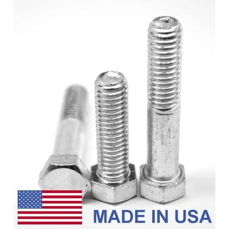 5/16 inch-24 x 1 1/4 inch Fine Thread Grade 5 Hex Cap Screw Medium Carbon Steel Zinc Plated Pk 1100 V46526
