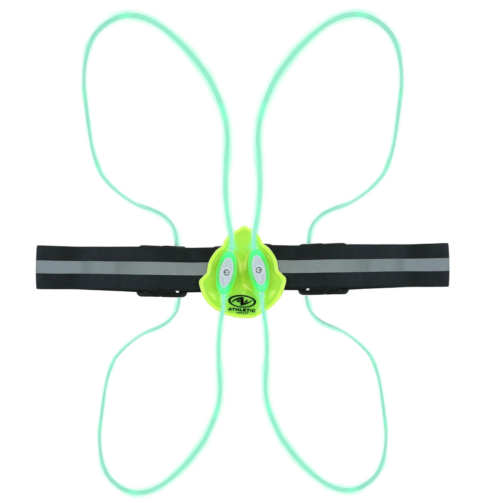 Neon Green LED Adjustable Safety Vest M6366