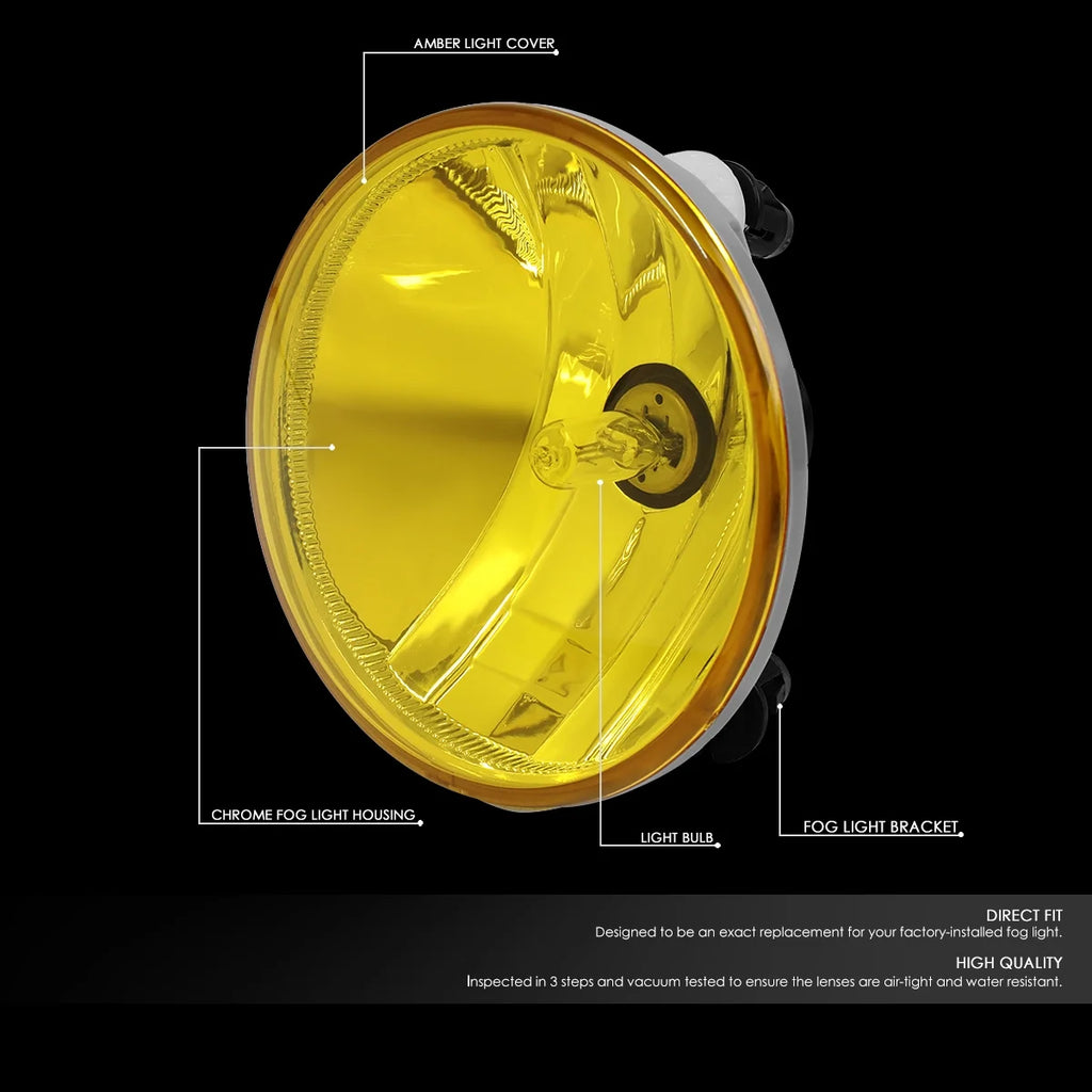 Pair Amber Fog Light Lamp F1035