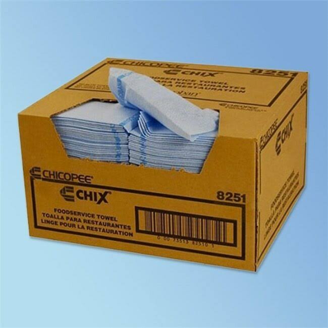 Blue 13 x 21 Food Service Towels, 150/Carton T564409