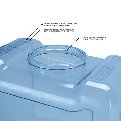 2 Gallon Plastic Beverage Dispenser Water Bottle F4692