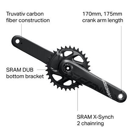 Carbon Boost Crankset, 175mm/32T Y72385