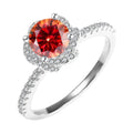 1 Carat 18K White Gold Moissanite Engagement Ring with Certificate K23762