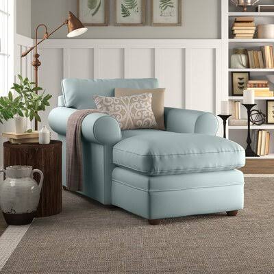 Canvas Spa Velvet Chaise Longue with Double Armrests W167