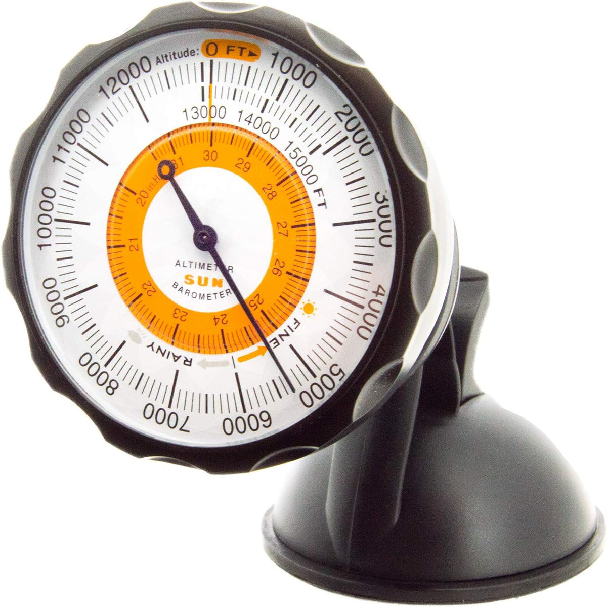 Detachable Windshield and Dashboard Altimeter and Barometer for Cars and Trucks I882