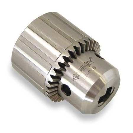 Keyed Steel Drill Chuck, 0.250 In, 3/8-24 D581