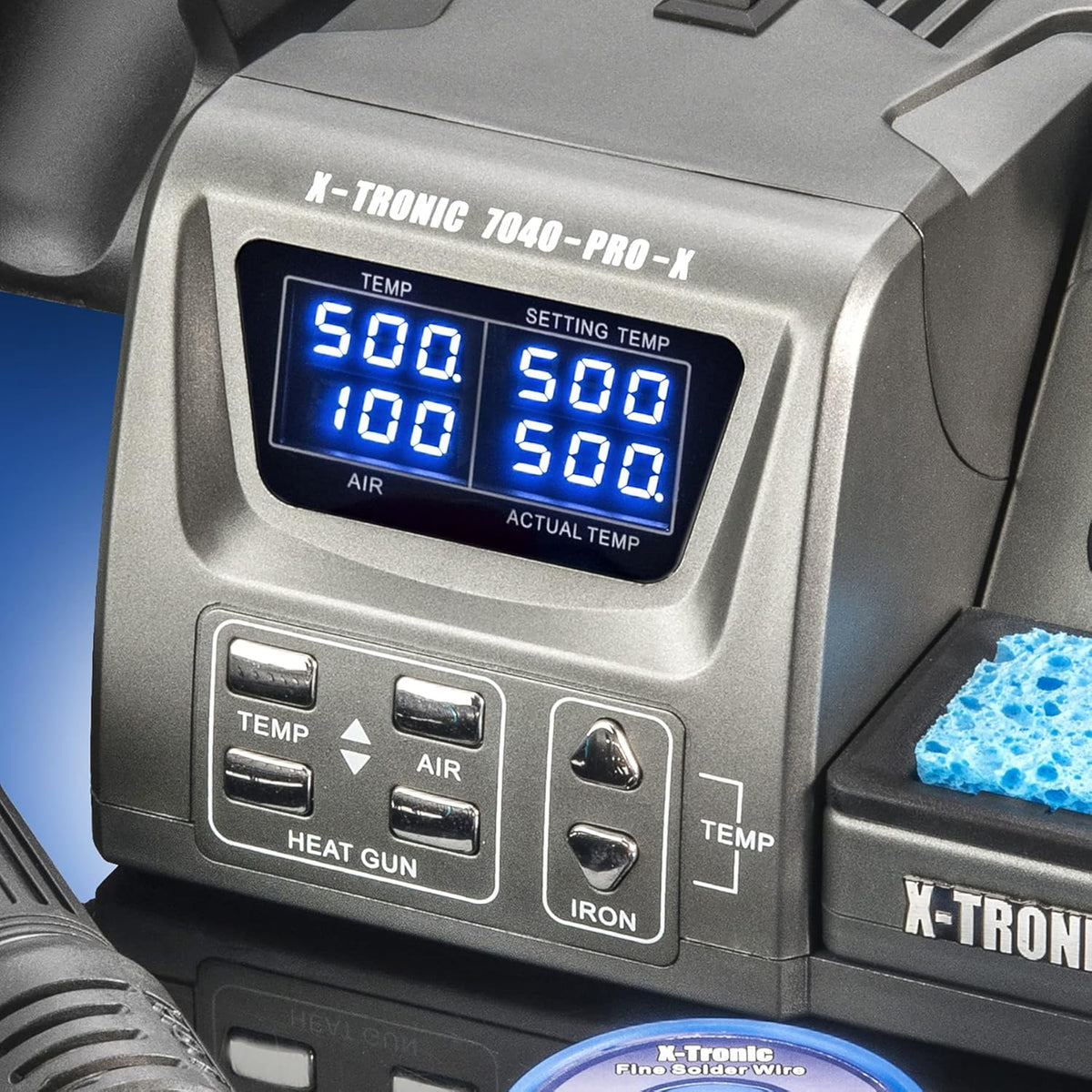 775 Watt Hot Air Rework & Soldering Iron Station with Digital Temp Controls Q49053