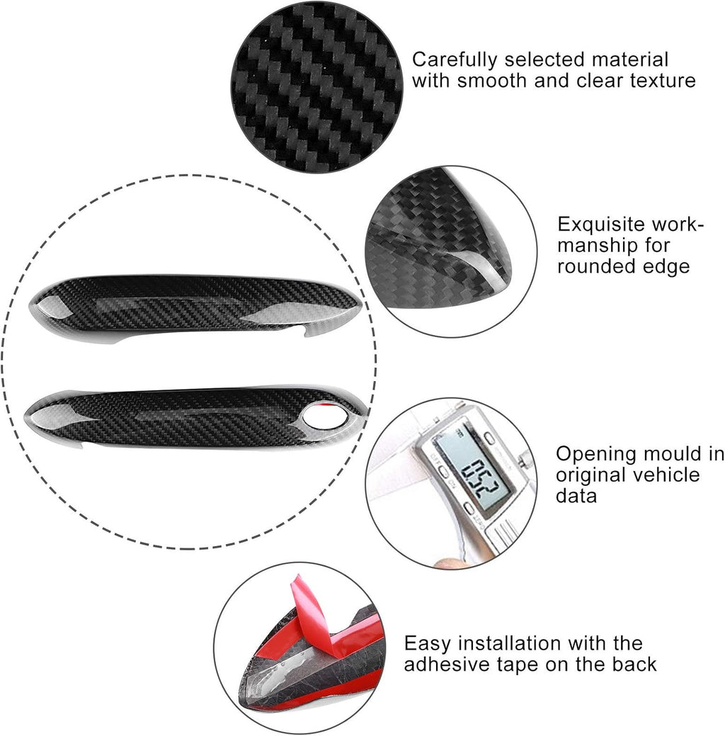 Carbon Fiber Door Handle Cover Trim for Supra A90 J16037