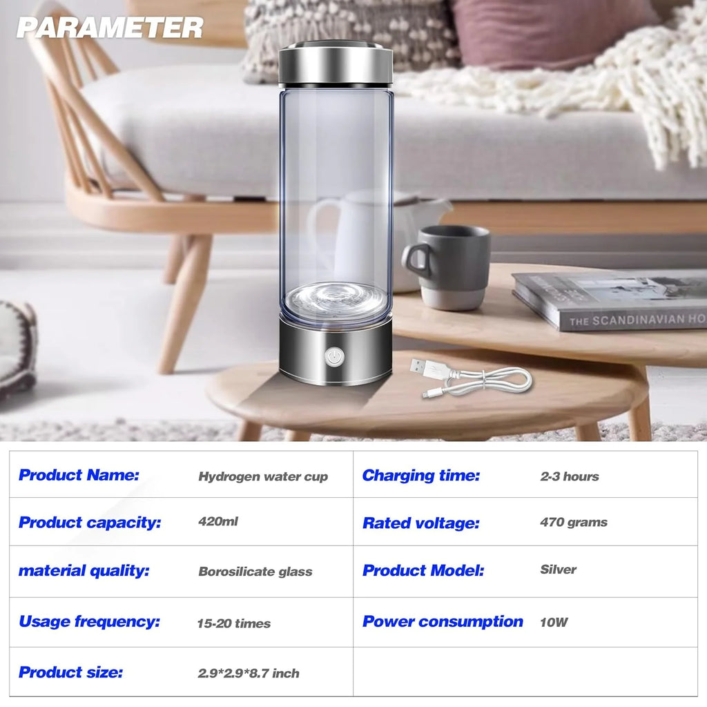 Hydrogen Water Bottle Generator V99824