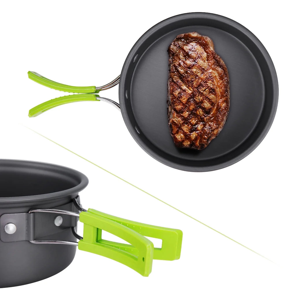 15 Pcs Non Stick Camping Cookware Set L9872