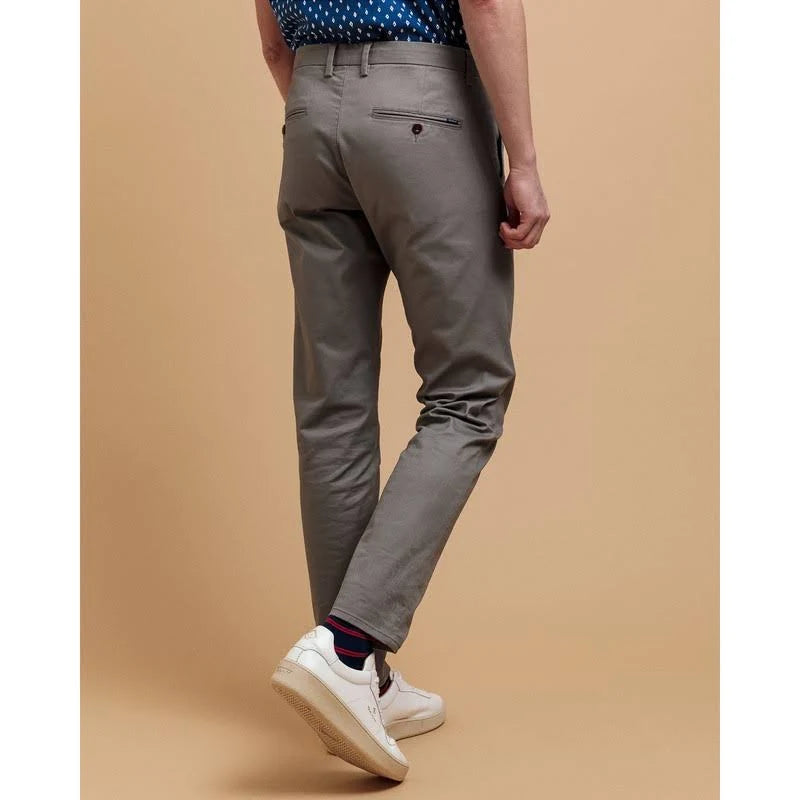 Slim Fit Tech Prep Chinos, Grey Q5584