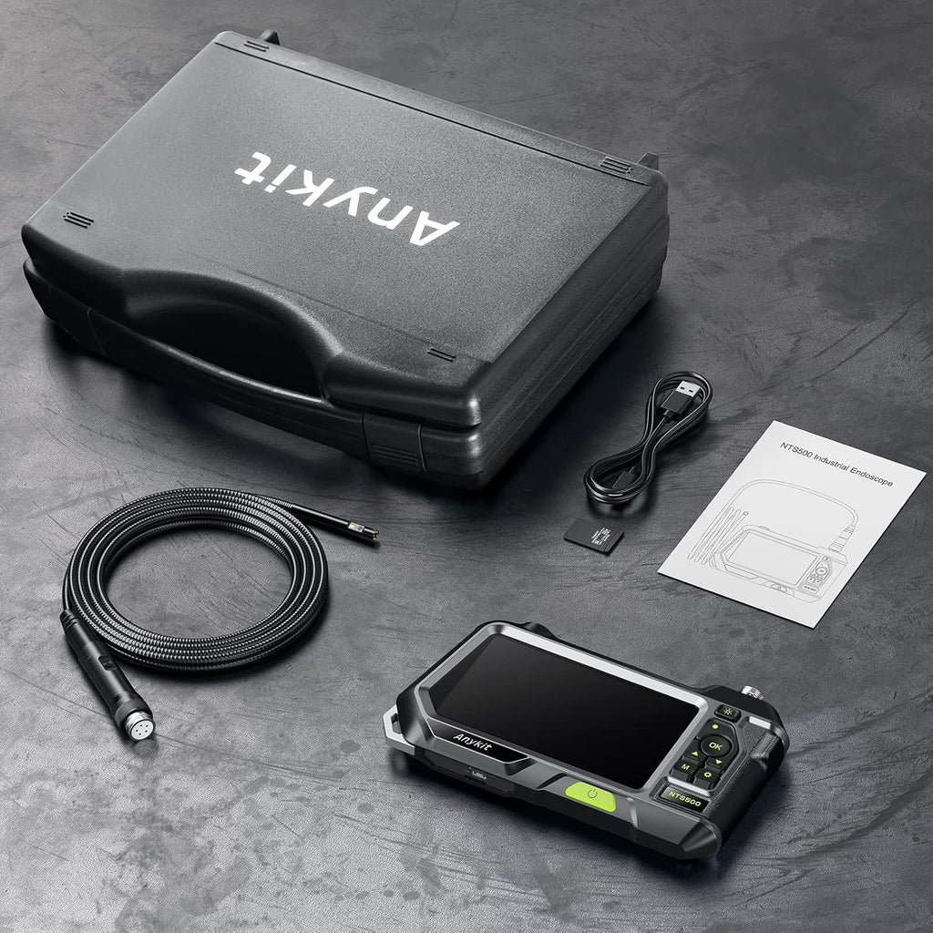 5.5mm 1080P HD Dual Lens Borescope Inspection Camera with Lights P52968