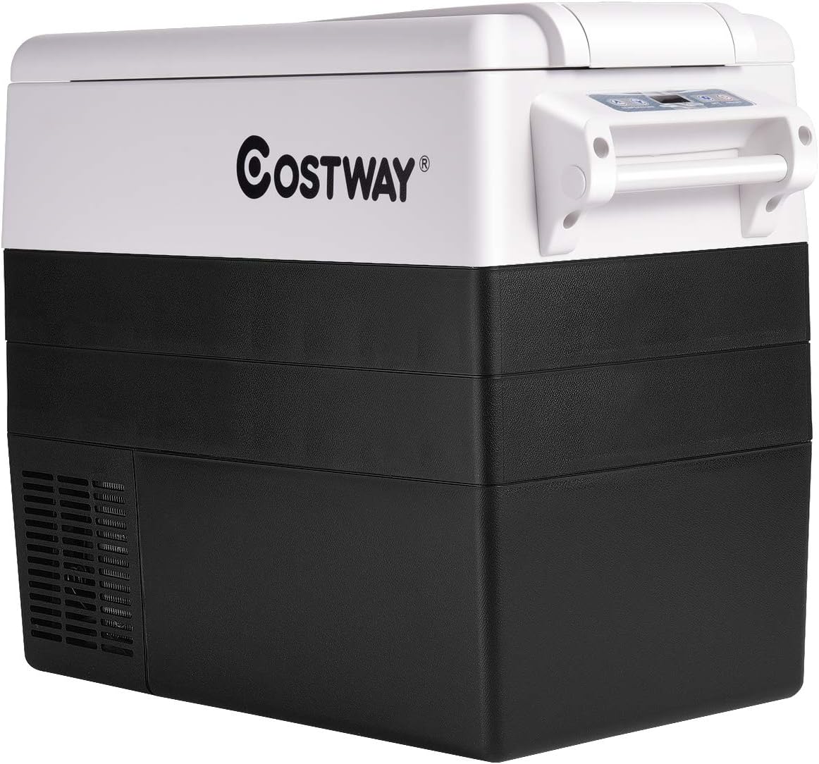 55-Quart Portable Compressor Car Refrigerator with LCD Display P782709