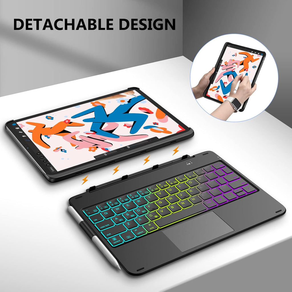 Black Bluetooth Keyboard Case for iPad Pro 11 inch and iPad Air 10.9 A525887