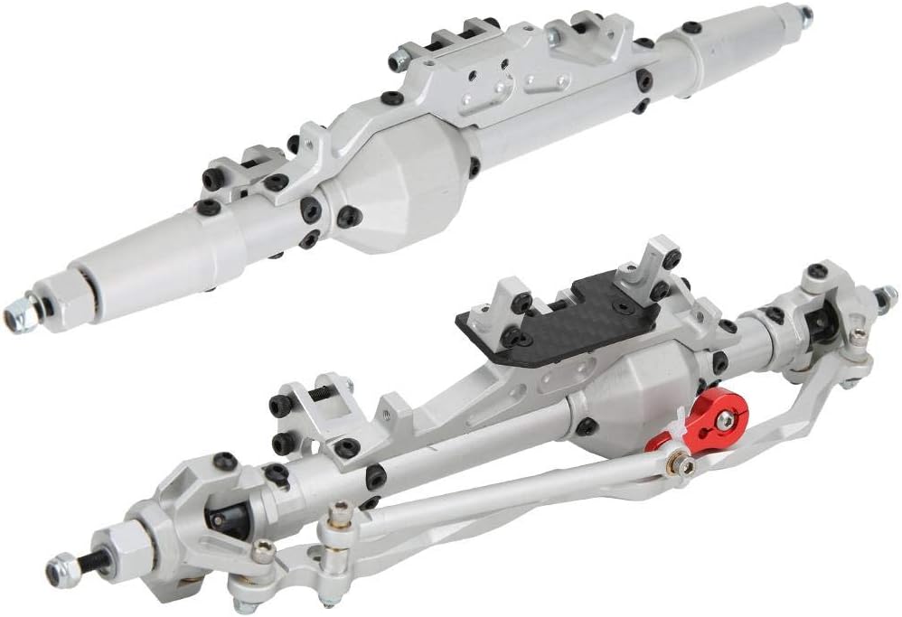 2pcs Aluminum Alloy Front Rear Axle for RC Climbing Car N5617