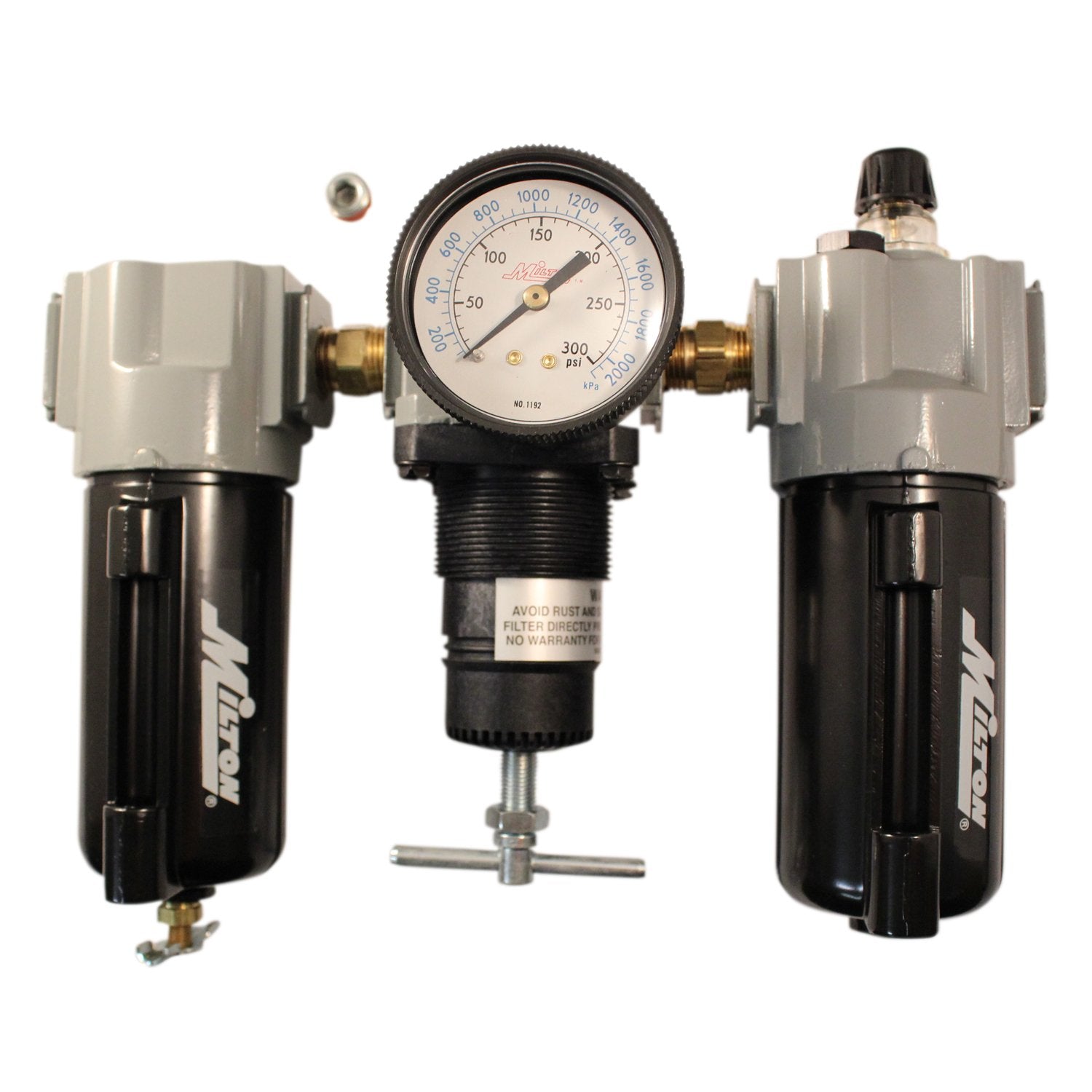 1/2" NPT Metal FRL Trio E9609
