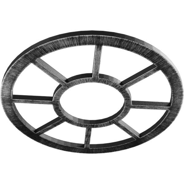 36x22OD x 13 1/8x22ID x 1x22P PVC Pierced Ceiling Medallion M1764