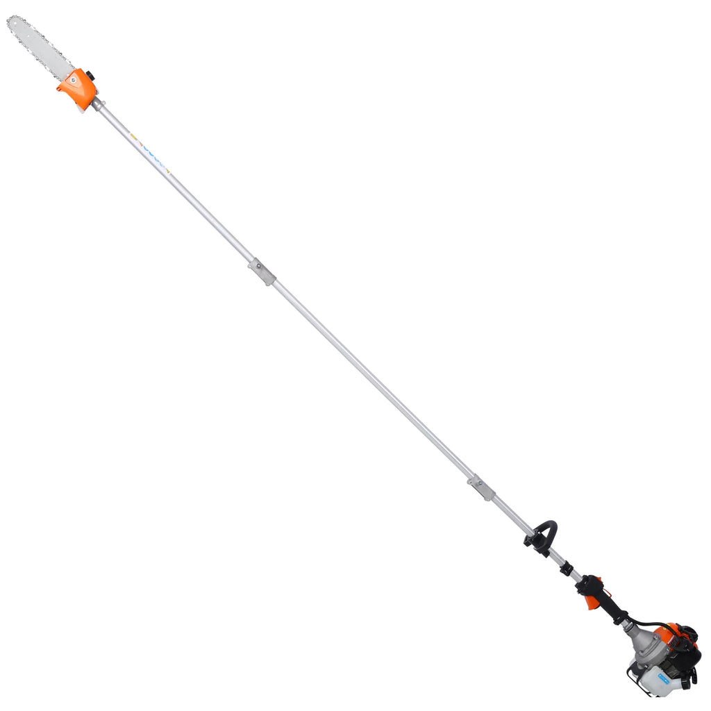 10 in 1 2-Cycle Garden Tool System with Pole Saw, Hedge Trimmer, Grass Trimmer, and Brush Cutter U7467