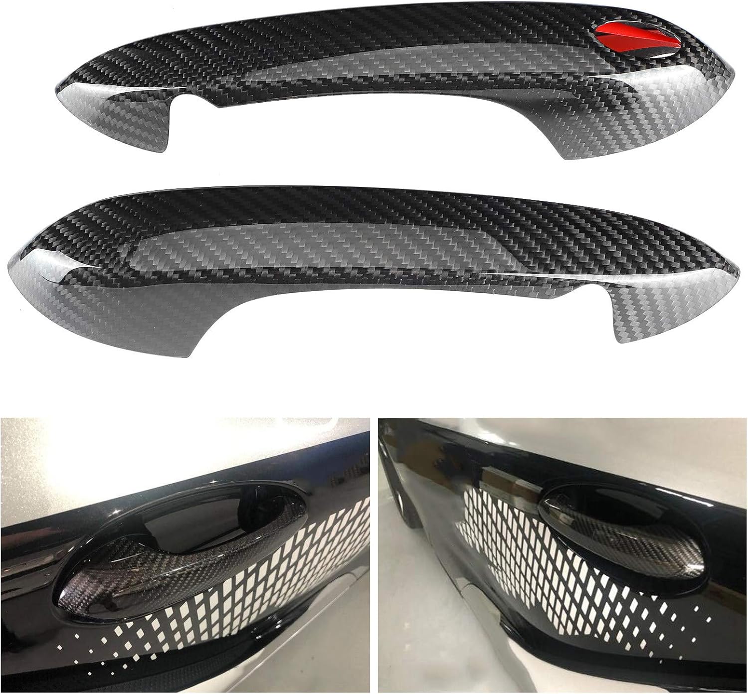 Carbon Fiber Door Handle Cover Trim for Supra A90 J16037