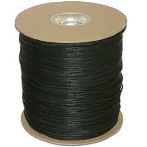Solid-Braid Cotton Rope, 1/8' x 3000 ft., Black E466194