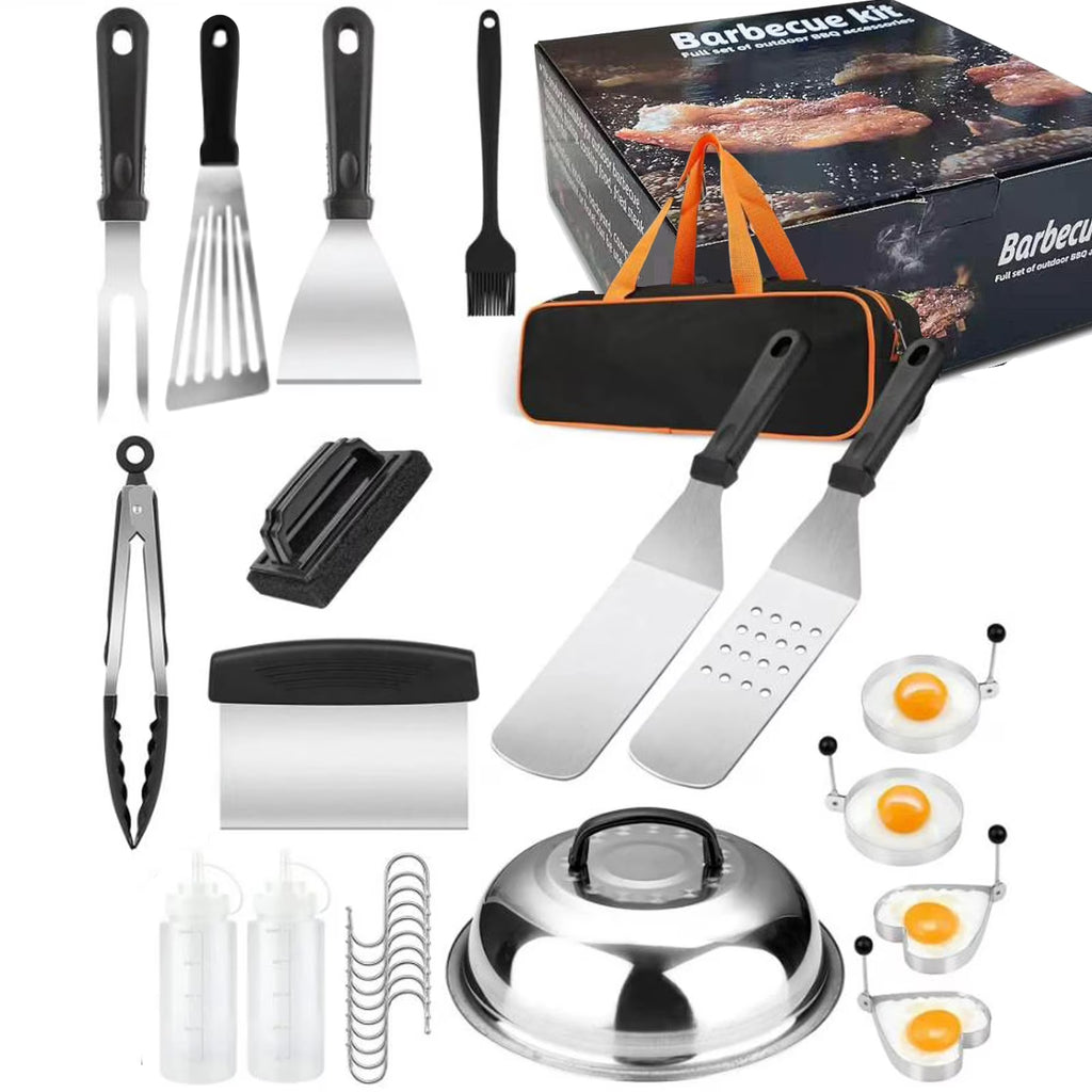 20 Pcs Griddle Grill Spatula Accessories Kit J575527