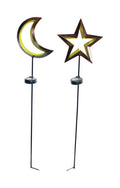 Solar Moon & Star Stake with LED Light Pack of 9 E8538