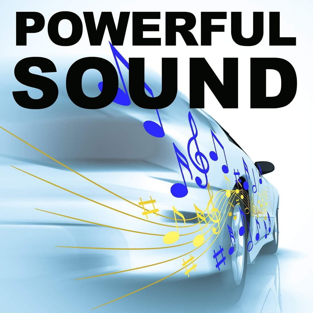 Black 8 Inch Amplified Car Subwoofer with Remote Control I54013