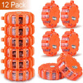 12 Pack LED Road Flares with Hook and Magnetic Base W5749