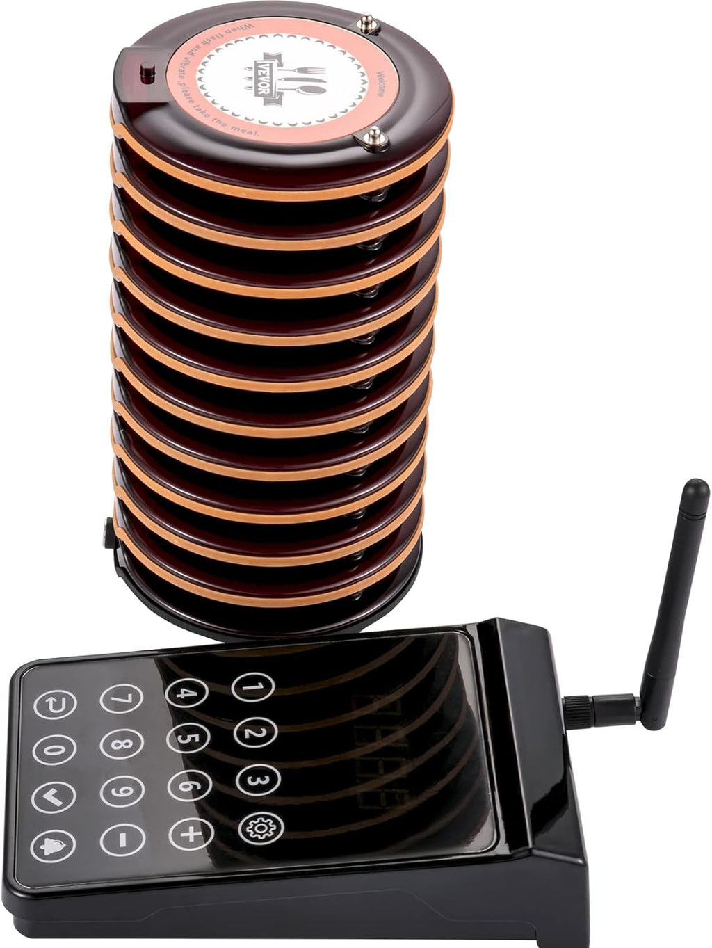 Wireless Paging System with Vibration, Flashing and Buzzer X691193