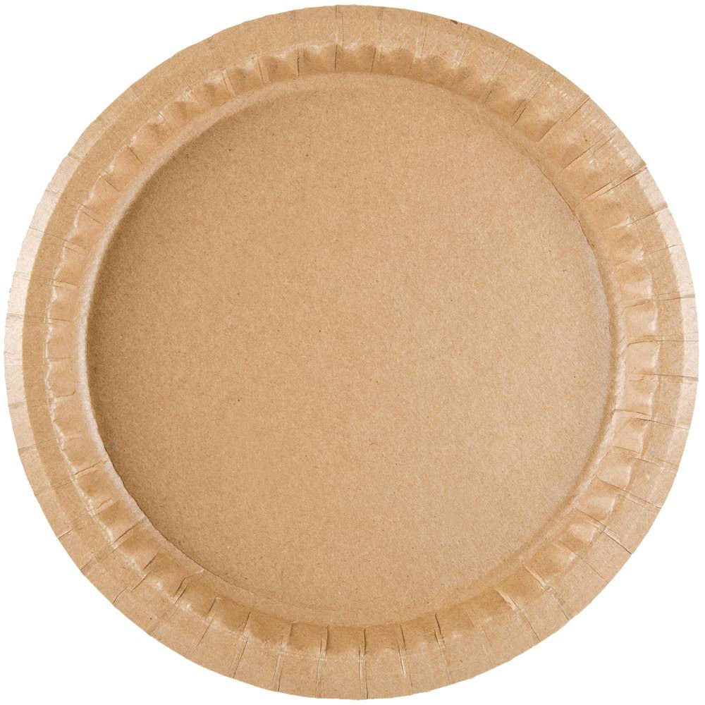 Coated Kraft Paper Plate - 400/Case E686