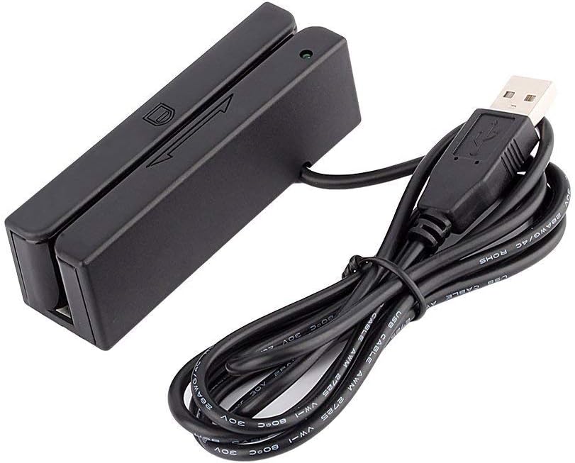 USB Credit Card Reader Magnetic Stripe Card Readers (Pack of 2) P6344