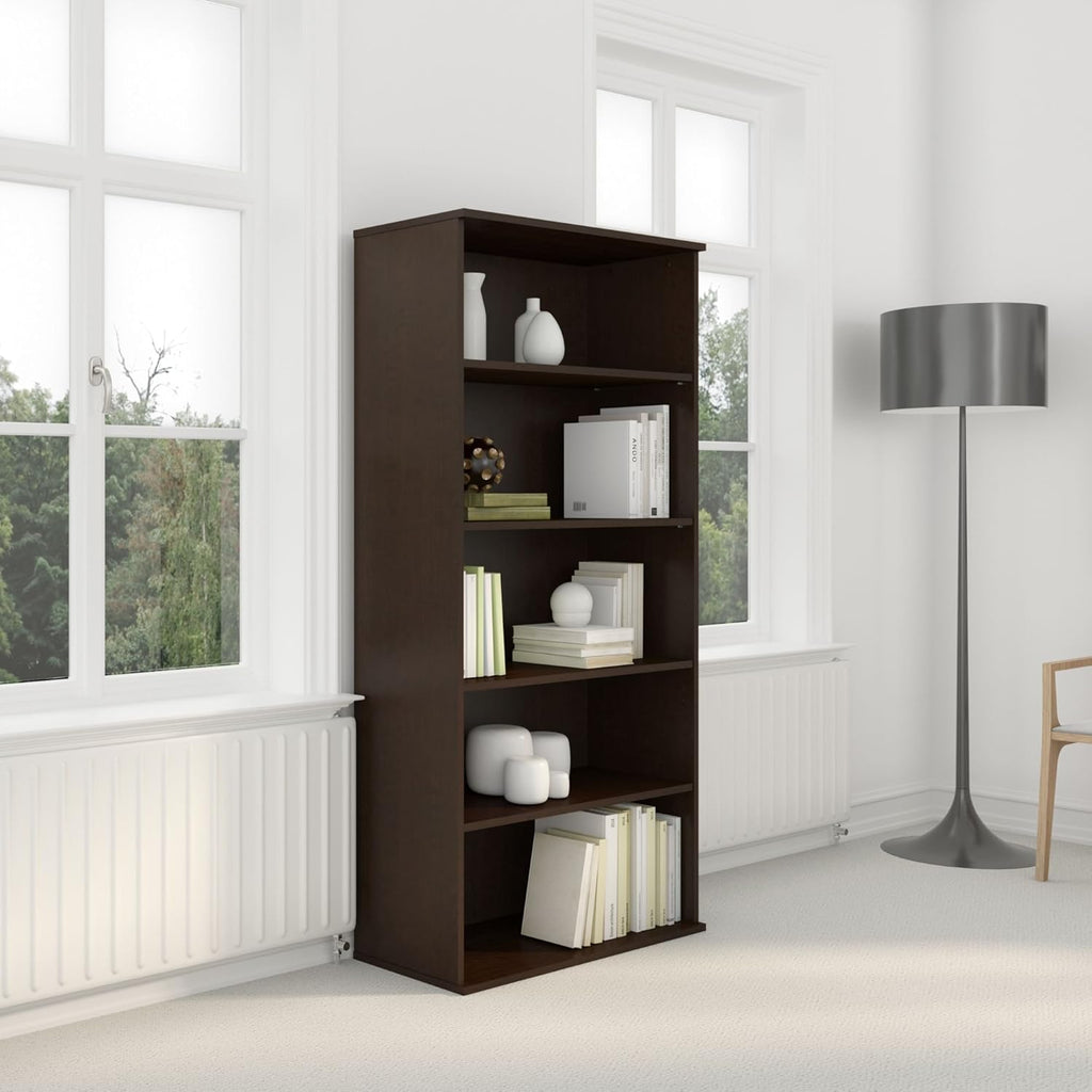 Natural Maple 5 Shelf Bookcase V65221