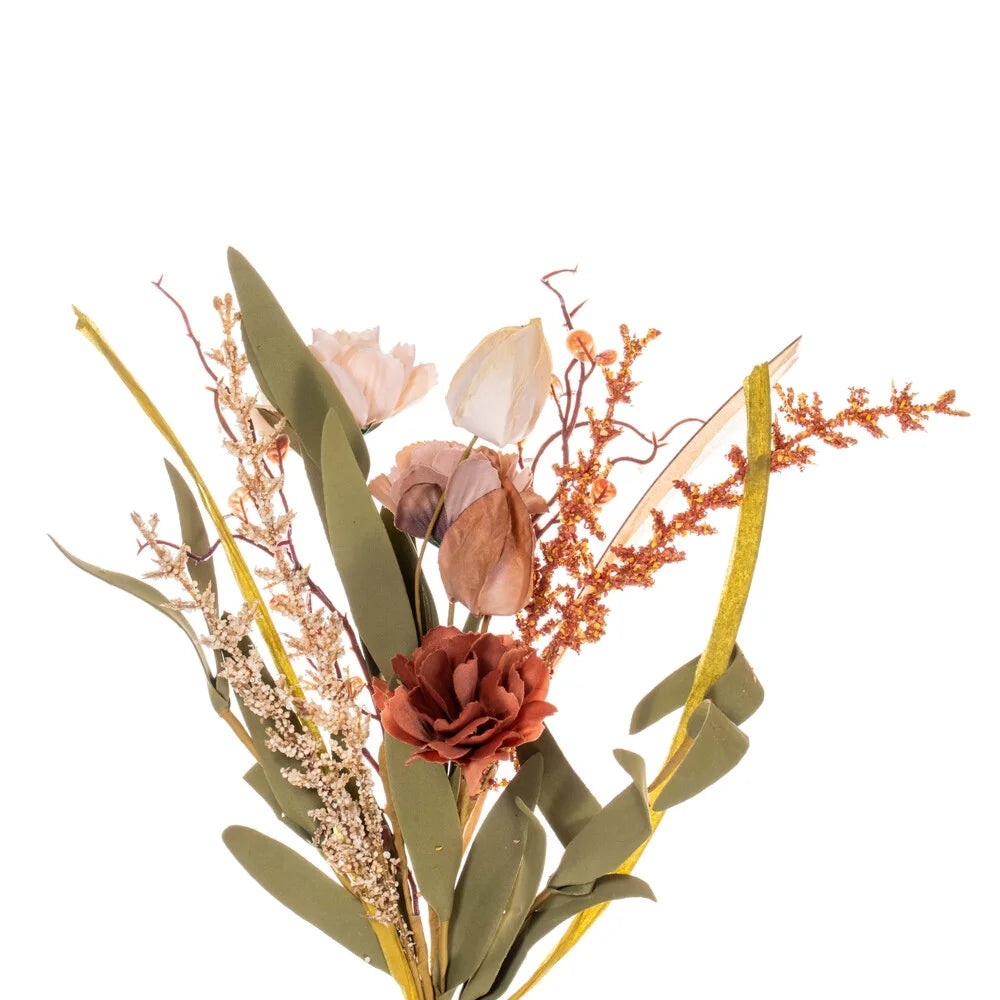 5' Brown/Cream Lantern Garland A5955