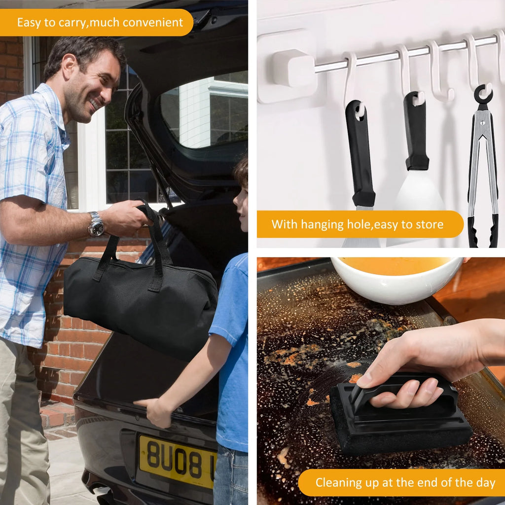 20 Pcs Griddle Grill Spatula Accessories Kit J575527