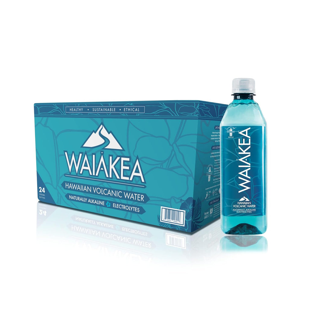 Hawaiian Volcanic Water, Naturally Alkaline, 16.9 Fl Oz (Pack of 24) D1550