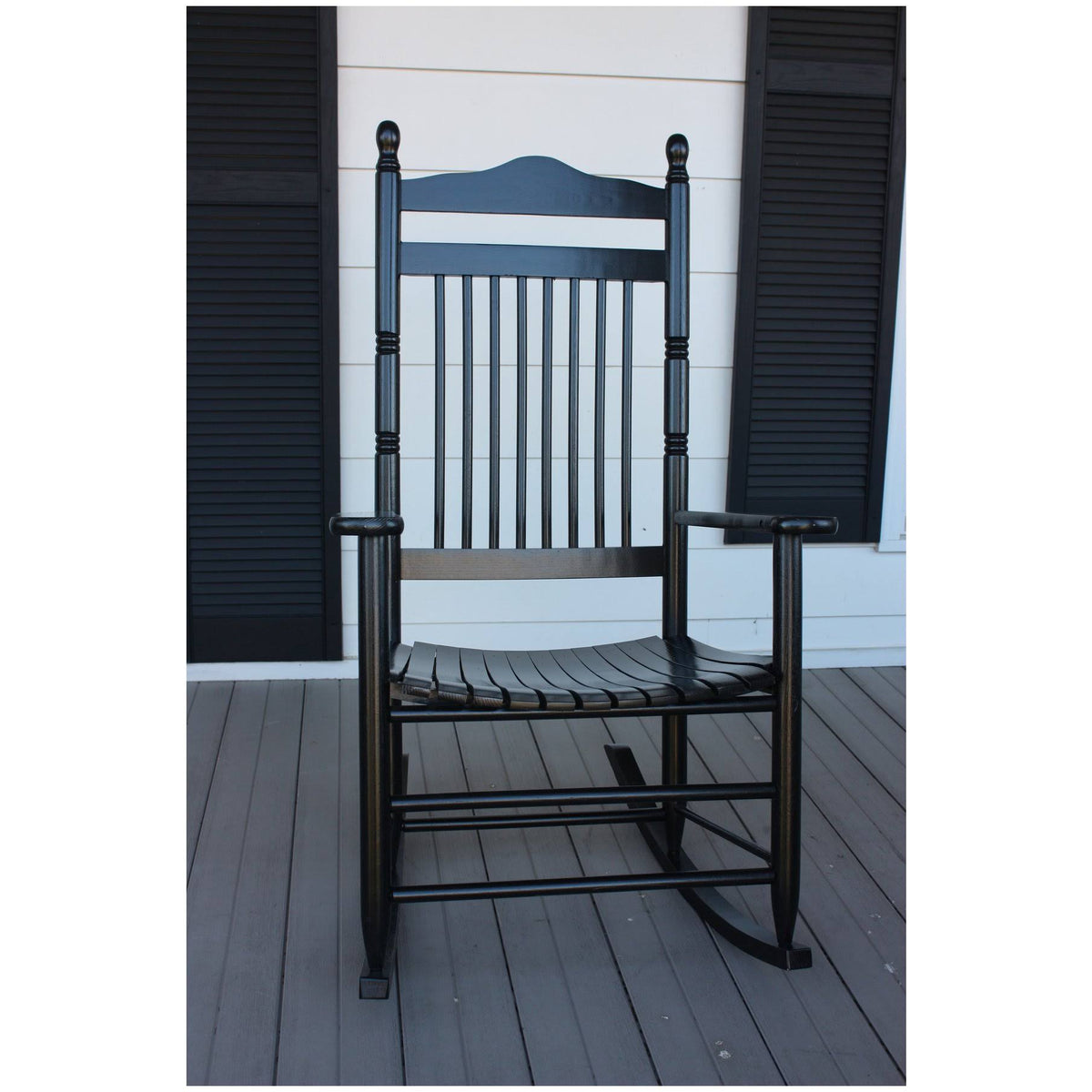 Black Spindle Rocking Chair Z453