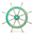 Wood Ship Wheel Nautical Maritime Decor, 24-Inch, Pack of 2 T5715