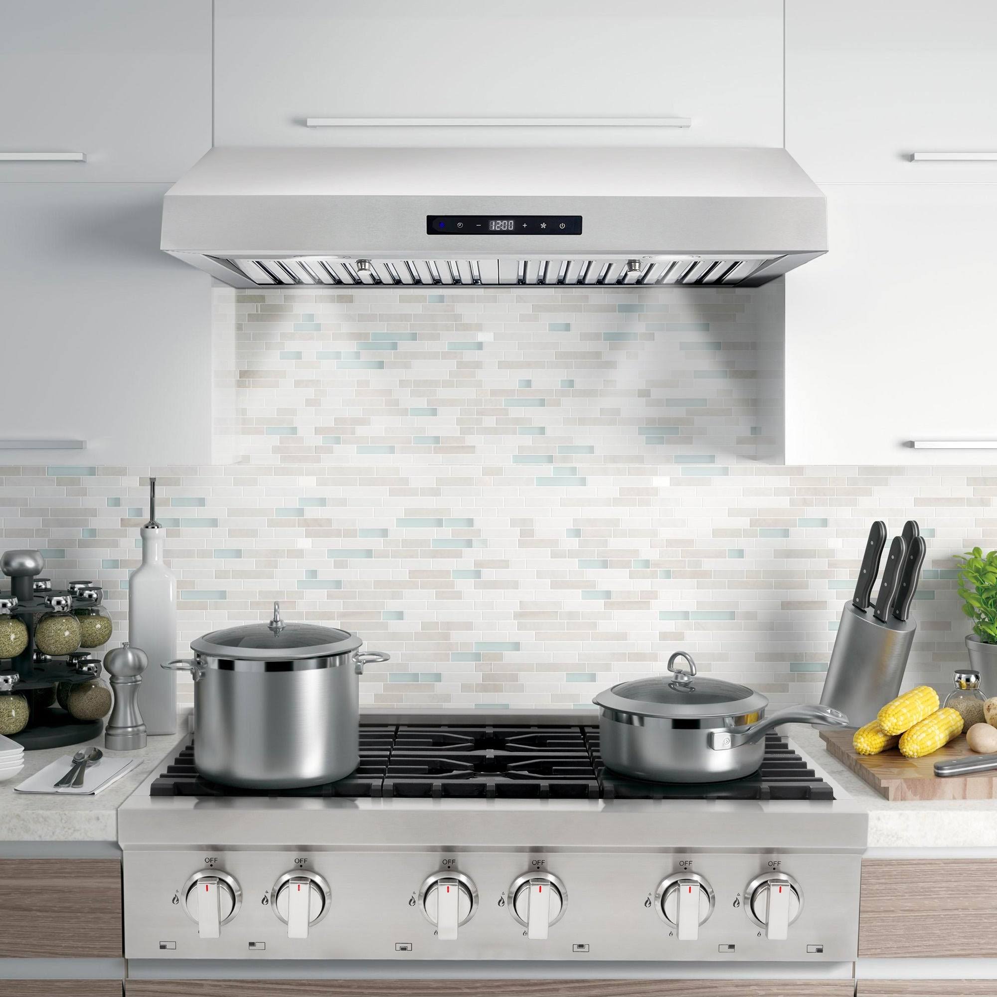 30-Inch 760 CFM Ducted Under Cabinet Stainless Steel Range Hood Q3430