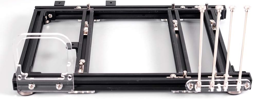 Black Aluminum Open Air PC Test Bench Pack of 2 T219271