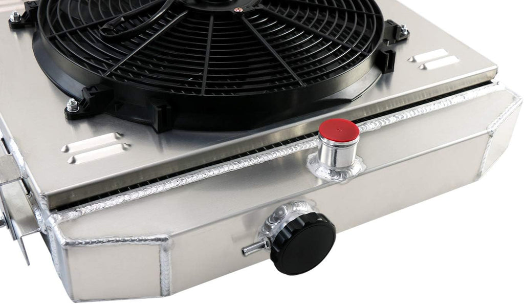 Aluminum Radiator for 1955-1957 Chevy Nomad Bel Air Del Ray L53822