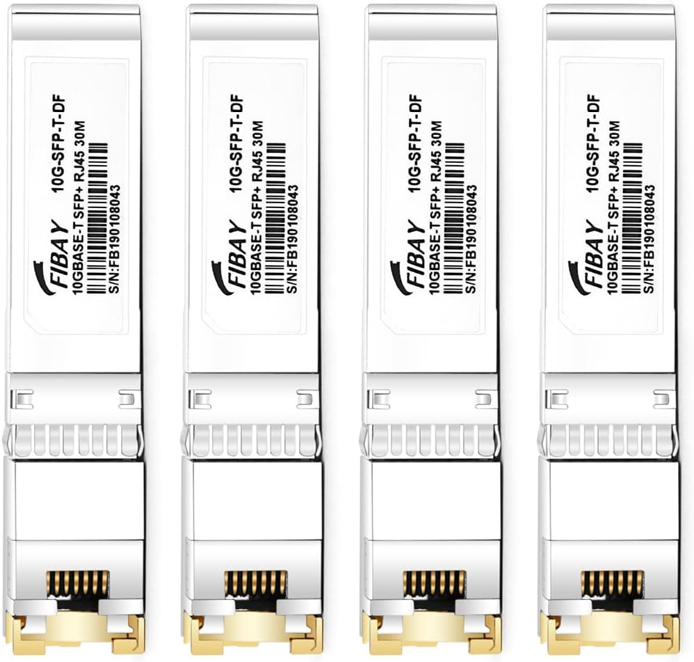 10G SFP+ RJ45 Copper Transceiver Module 4 Pack Z56135