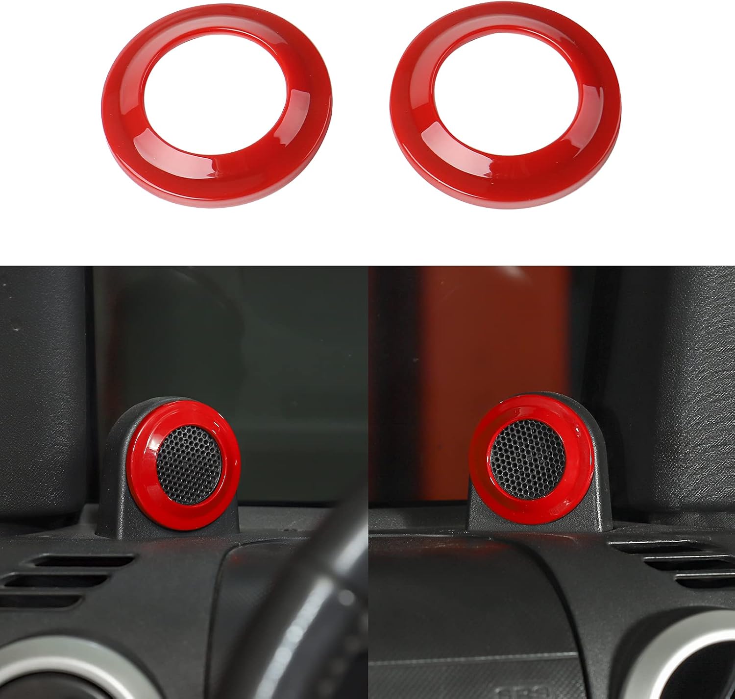 Orange Car Interior Accessories Trim Stickers M36738
