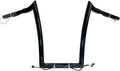1 1/4 Inch 14 Inch Rise Gloss Black Monkey Ape Hanger Handlebars I320