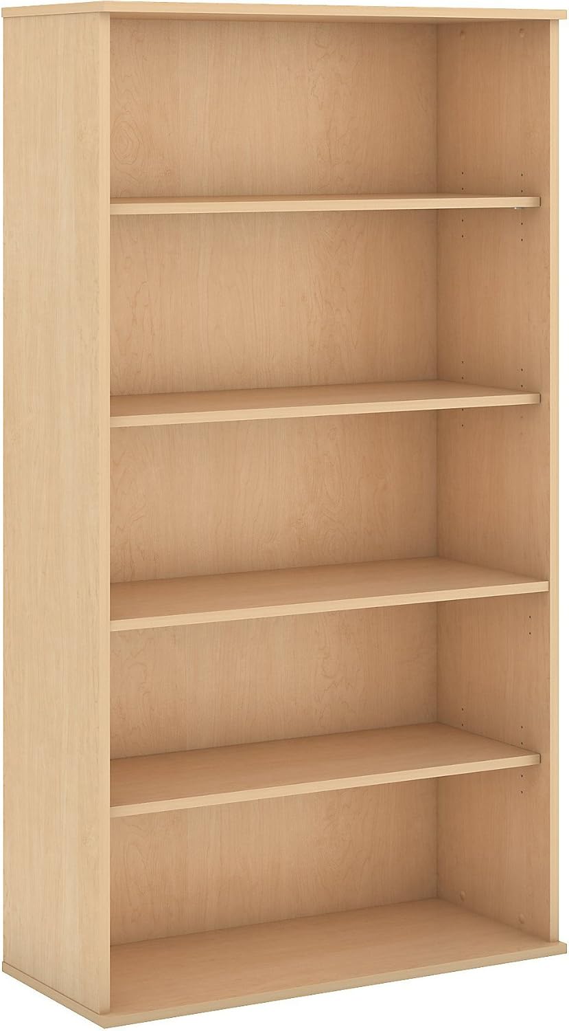 Natural Maple 5 Shelf Bookcase V65221