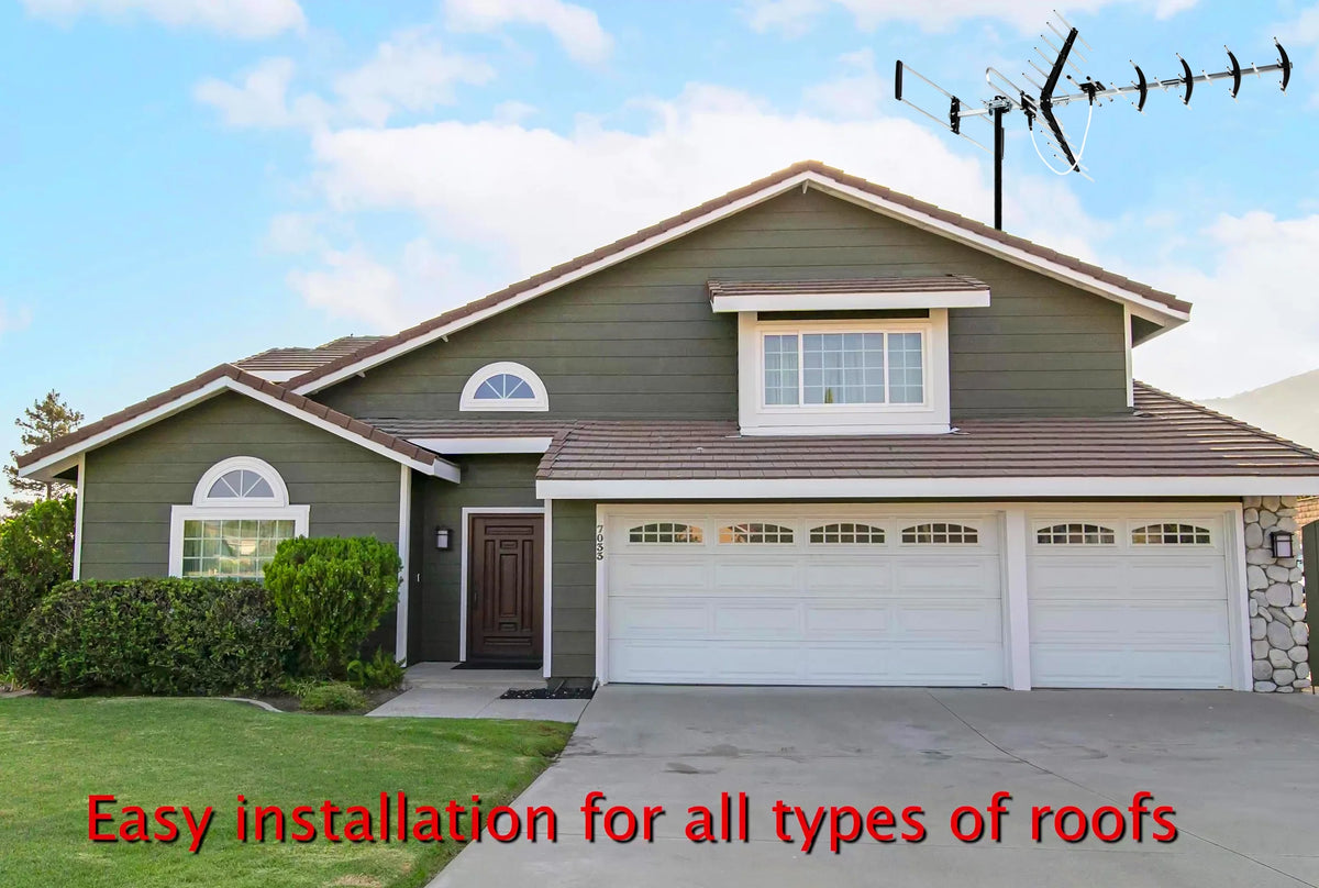 Outdoor HDTV Antenna with Mounting Pole Y699