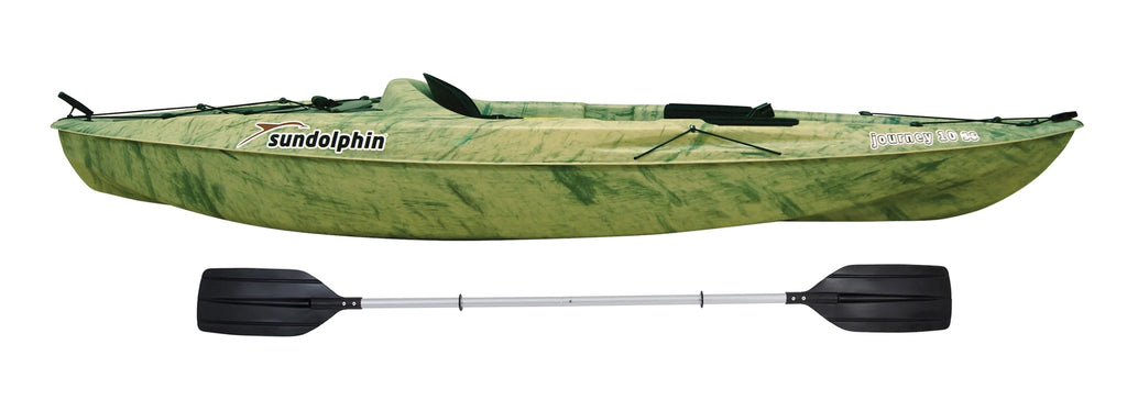 Grass Sit-on Angler Kayak, Paddle Included Y665856