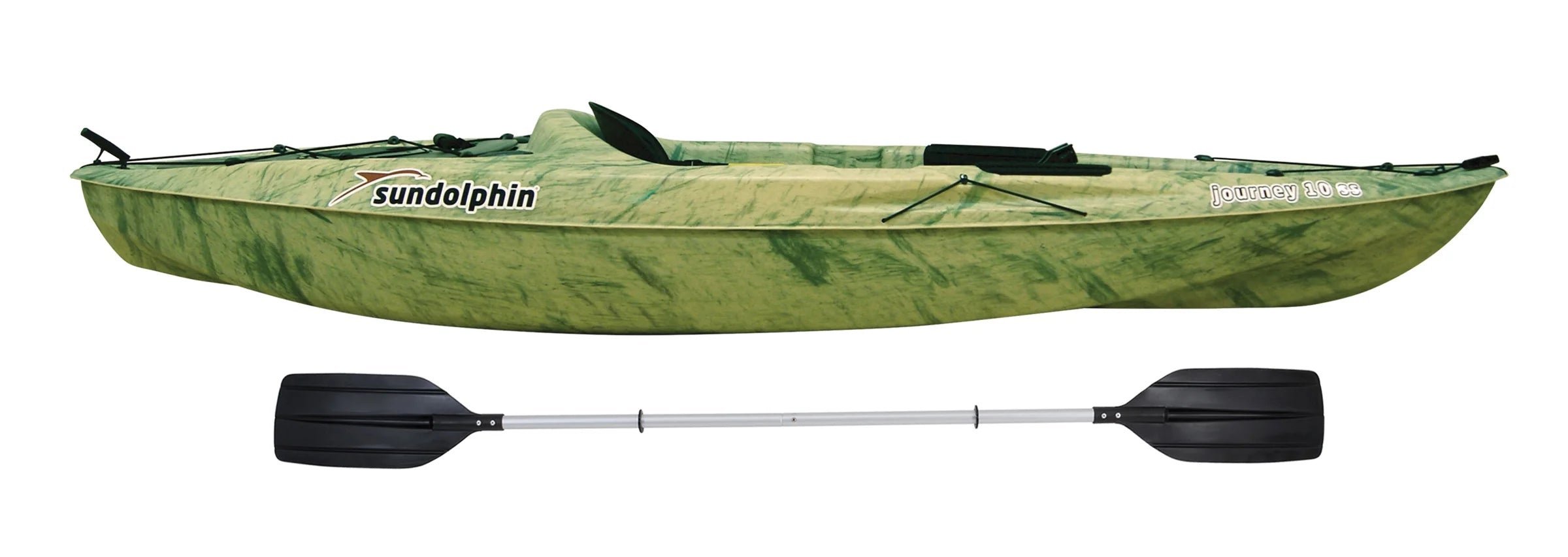 Grass Sit-on Angler Kayak, Paddle Included Y665856