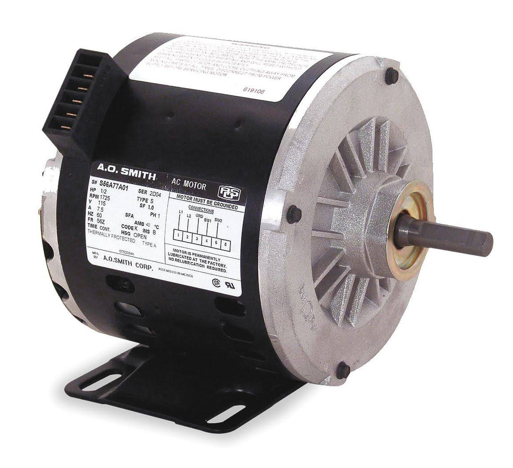 1/2 HP 1725RPM 115V 56Z ODP Motor H68788