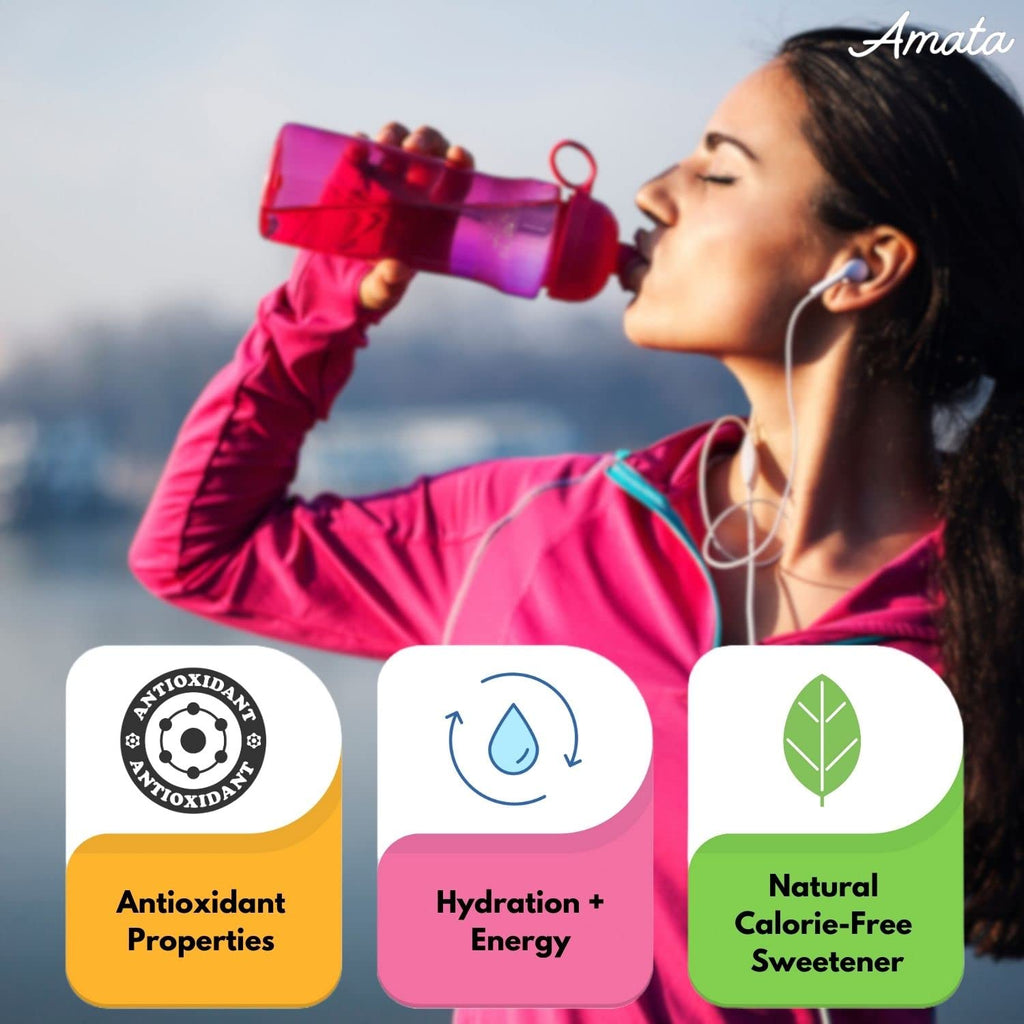 Liquid Hydration Sweetened with Organic Monk Fruit & Stevia, Zero Calories, Low Carb, No Sugar, Vegan, Classic Variety (80 Servings, Pack of 4) C733457