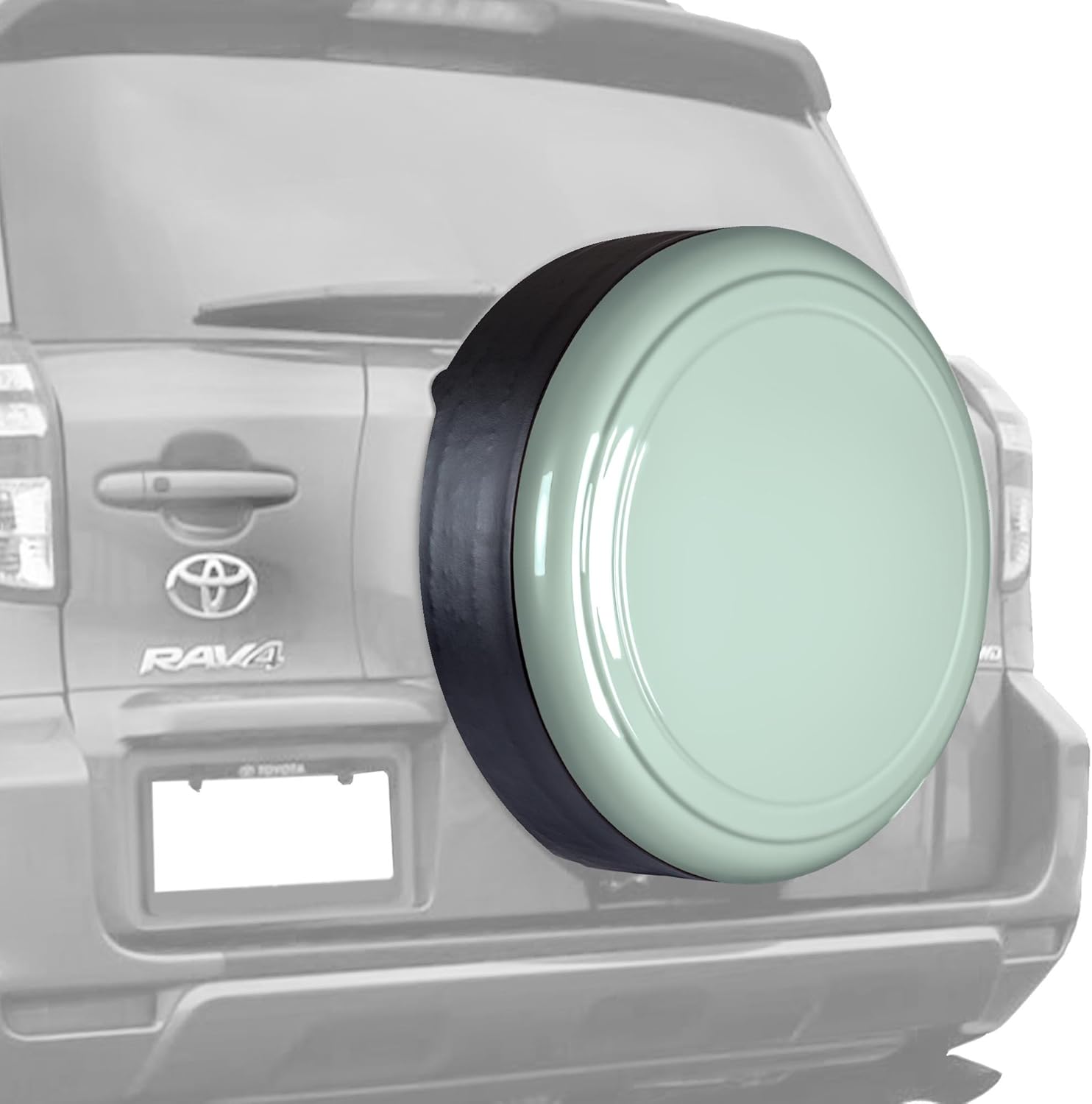 Beige Metallic Rigid Tire Cover for Toyota RAV4 Z69581